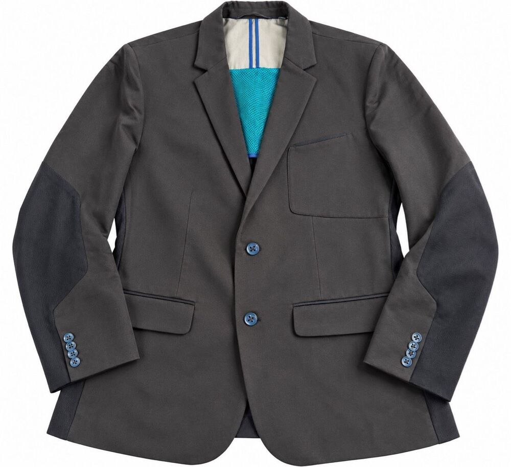 Robert Graham Men’s Navy Blue 2 Button Blazer Sport Coat Jacket Size 44R